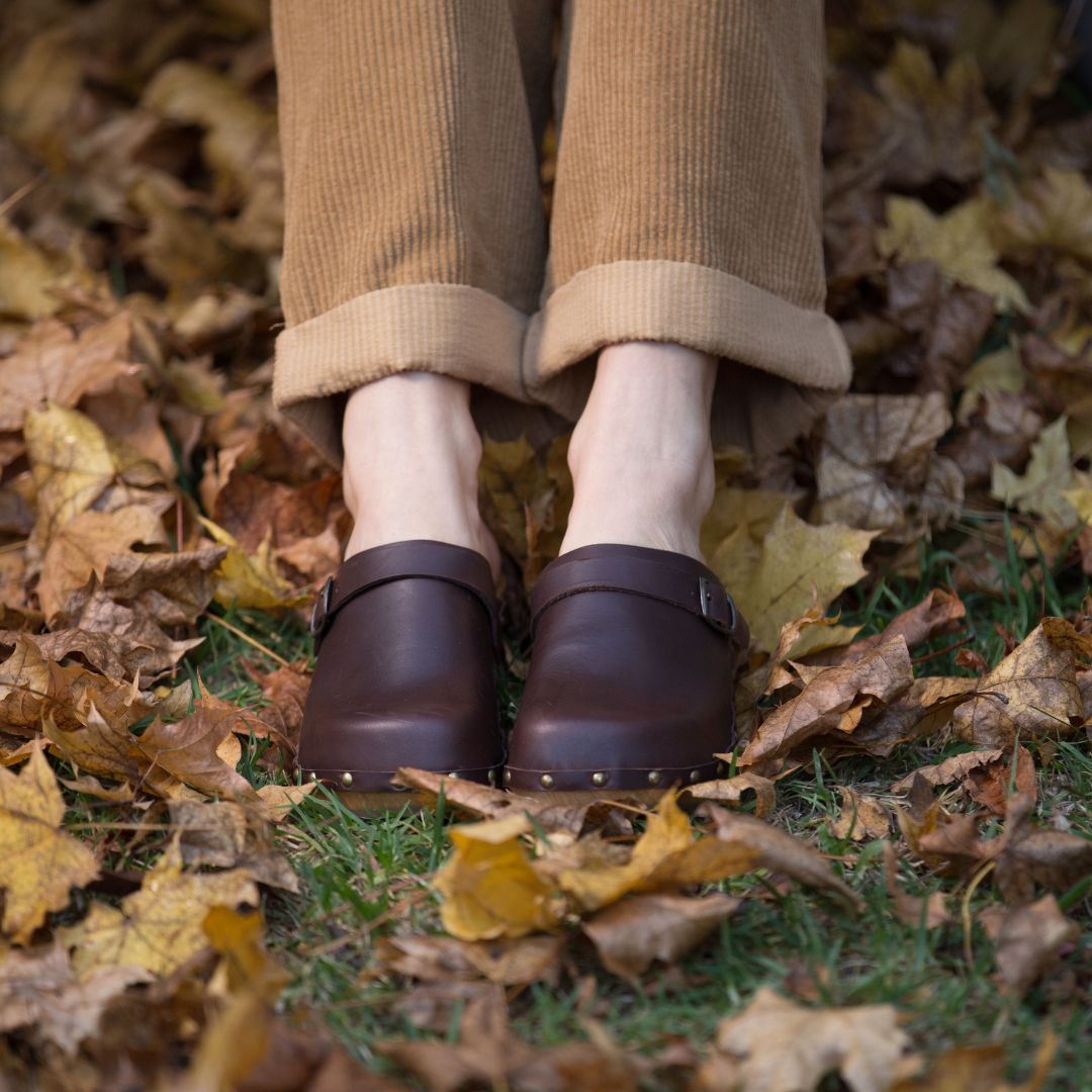 Lene Clogs | Swedish Clog Design | Brown