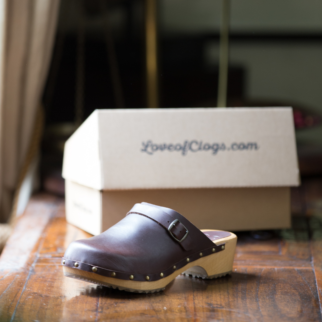 Lene Clogs | Swedish Clog Design | Brown