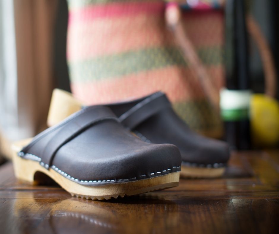 Greta Clogs | Swedish Clog Design | Matte Brown