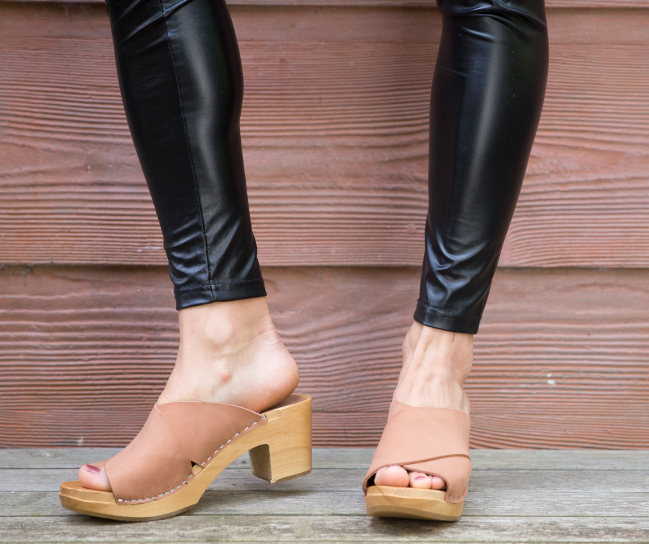 Rikke Heel Clogs | Terracotta