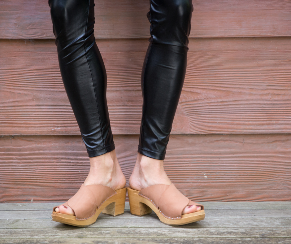 Rikke Heel Clogs | Terracotta