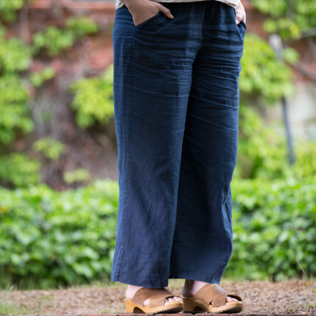 Mette Open-Toe Clog Slides | Brown Leather Sandals