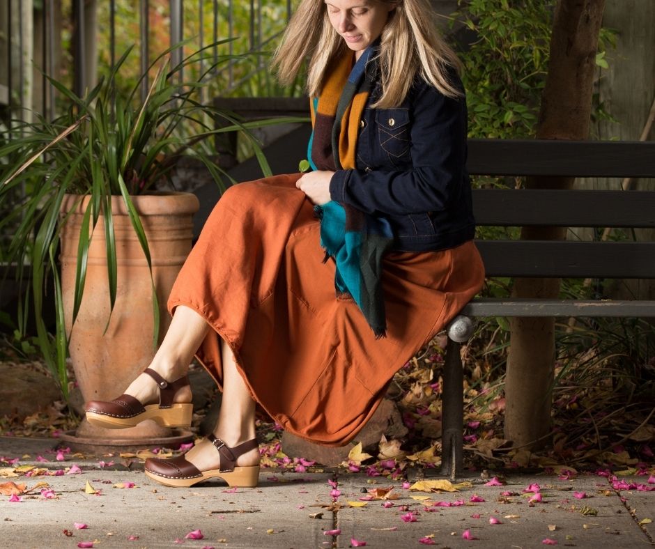 Ulla Folk Mary Janes | Brown (LAST EU36)