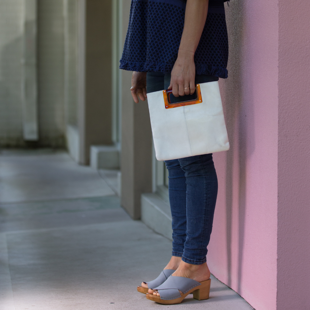 Rikke High Heel Clogs | Sky Blue Women's Clogs