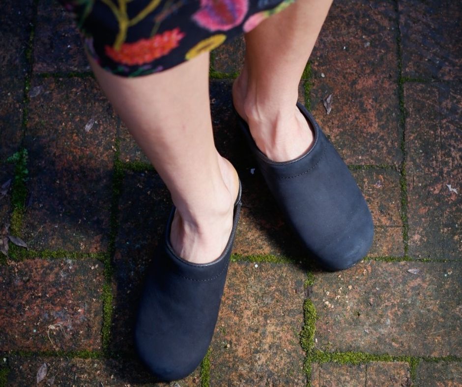 swedish clogs australia shoes mules black nubuck comfortable leather handmade love of clogs sale buy online nurse