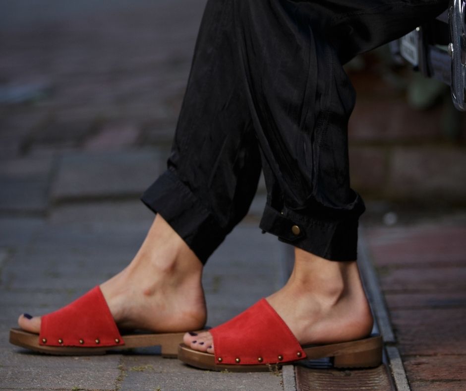 Clog-Open-Toe-Mules-Red-Clogs