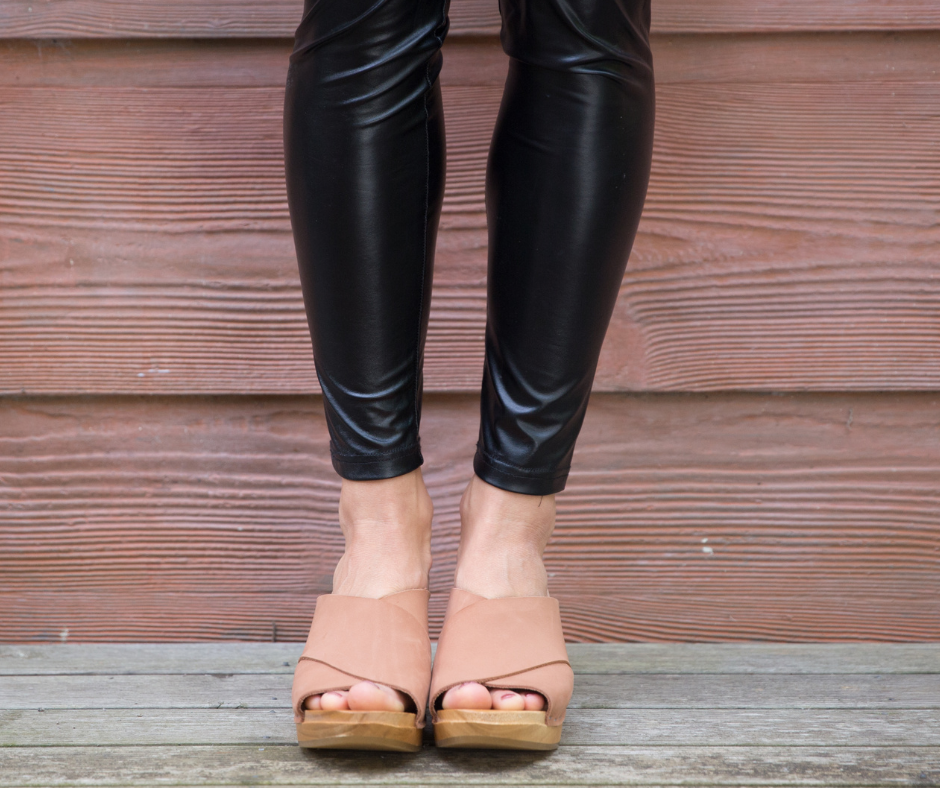 Rikke High Heel Clogs | Terracotta Nubuck Women's Clogs