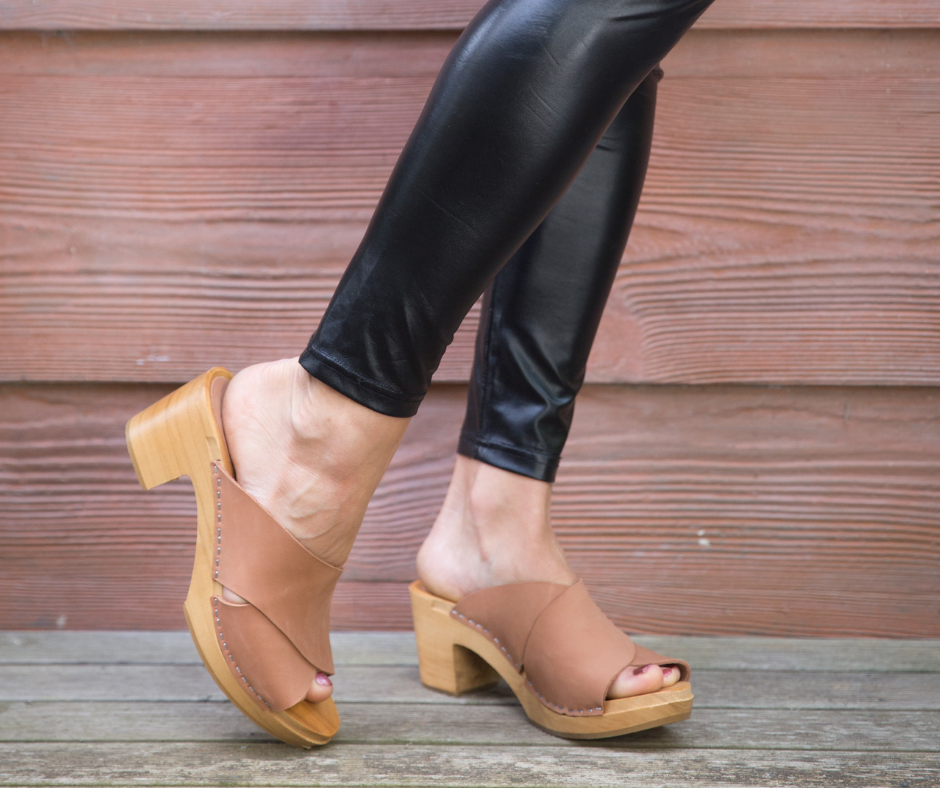 Rikke Heel Clogs | Terracotta