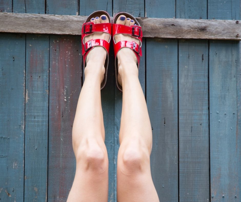 Two-Strap-Slide-Sandals-Red